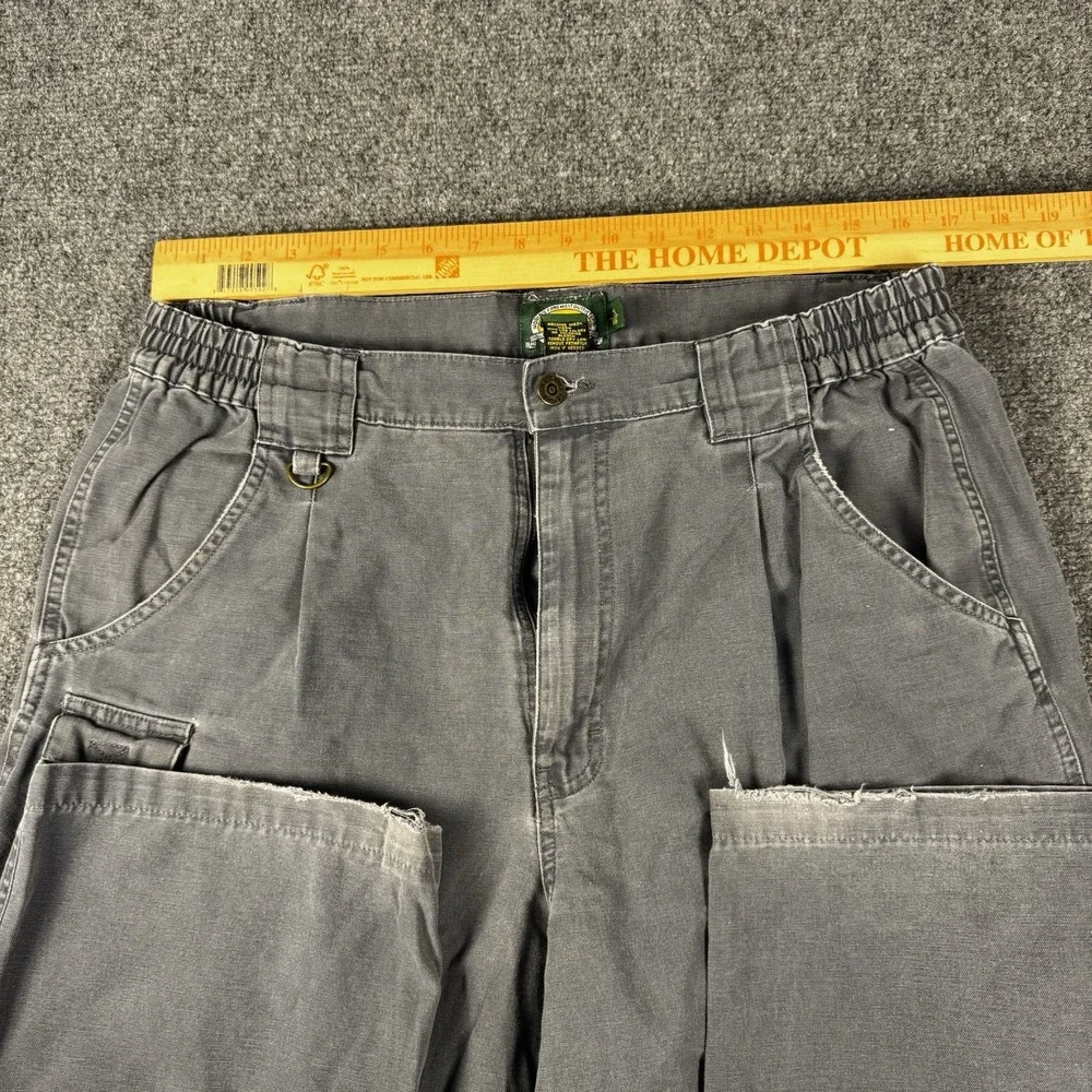 Cabela's Outdoor Gear Men's Pants 35 Reg 100% Cotton Gray Hiking Work 900037 Y2K